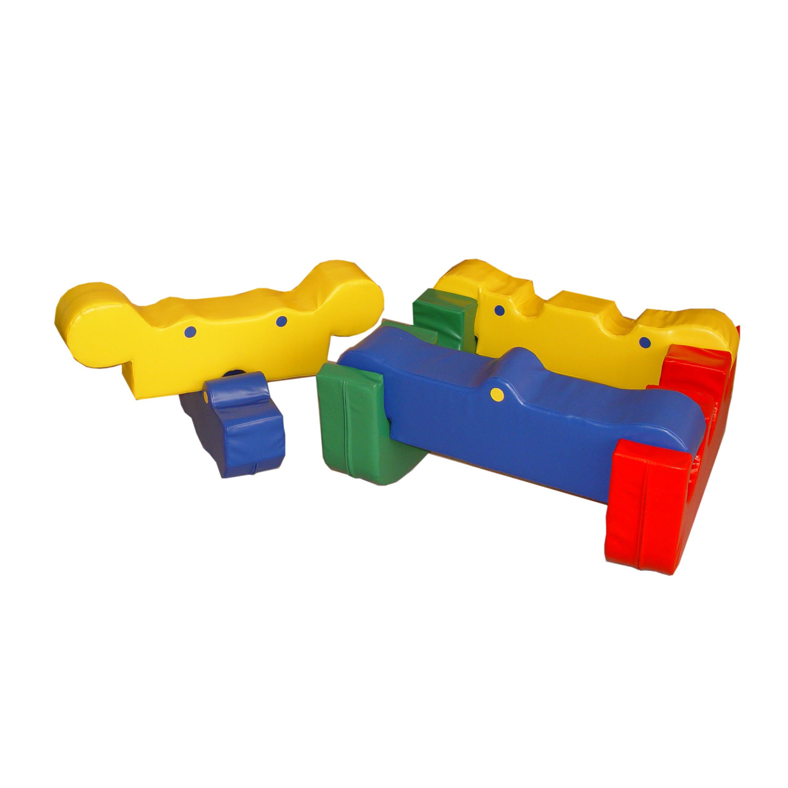 Конструктор "Бегемотики" 6 элементов 160*20*100 фото 1