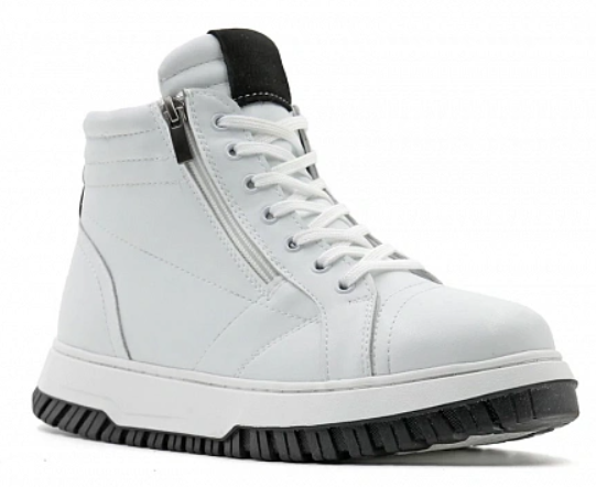 Ботинки ортопедические женские зимние Ортомода 85314-905-Х белые кожаные с молнией фото 1