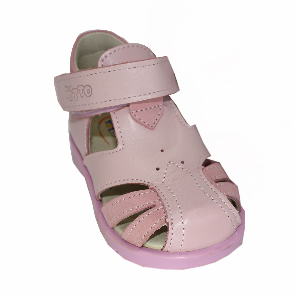 Босоножки  детские с закрытым носом, ц.розовый М 051-7,17 фото 2