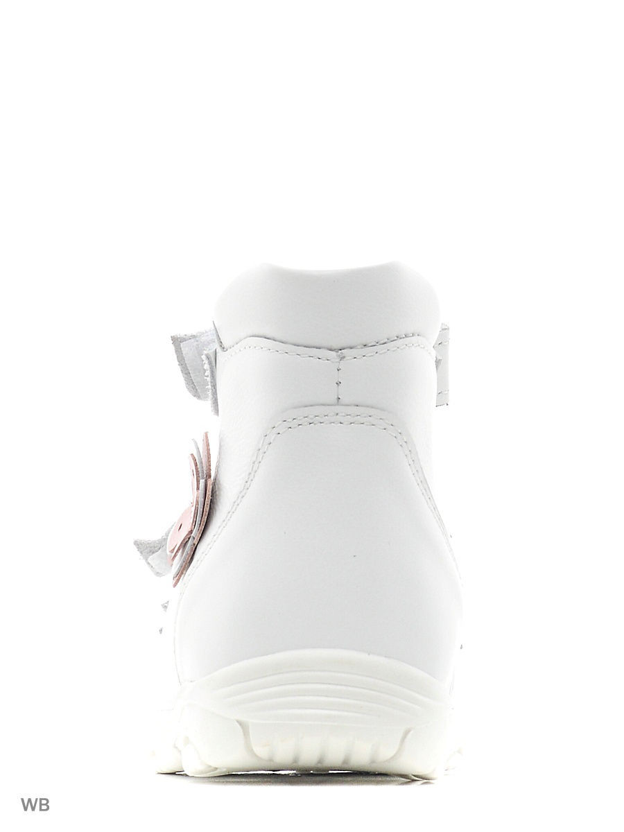 Сандалии ортопедические детские с закрытым носом Орфея Б2-251-011-091-1 белые с розовым, кожа фото 4