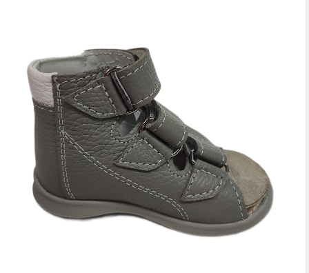 Сандалии ортопедические детские с открытым носом Орфея Б1-131-037-015-1 кожаные с жестким задником фото 3