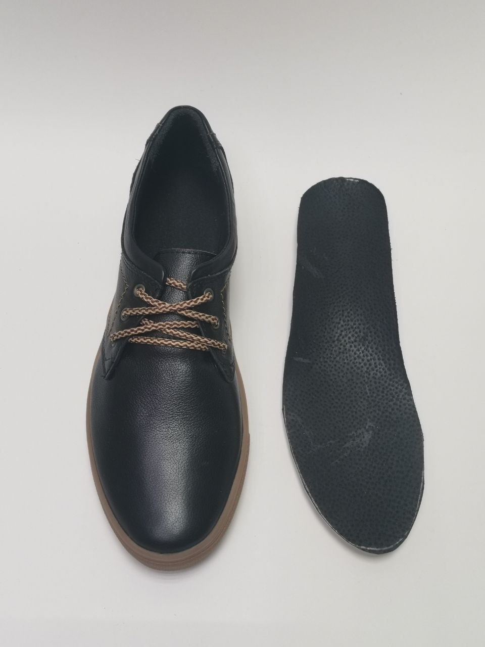 Полуботинки ортопедические мужские кожаные Ортомода 92188-X-001 увеличенной полноты фото 8