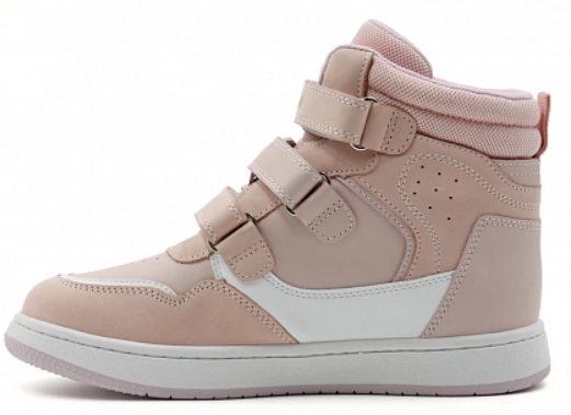 Ботинки ортопедические детские демисезонные Ортомода 42026-Х-603 бежевые с высоким берцем фото 4