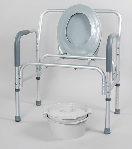 Кресло-туалет широкое (ширина сиденья 60 см) арт.10589 фото 5