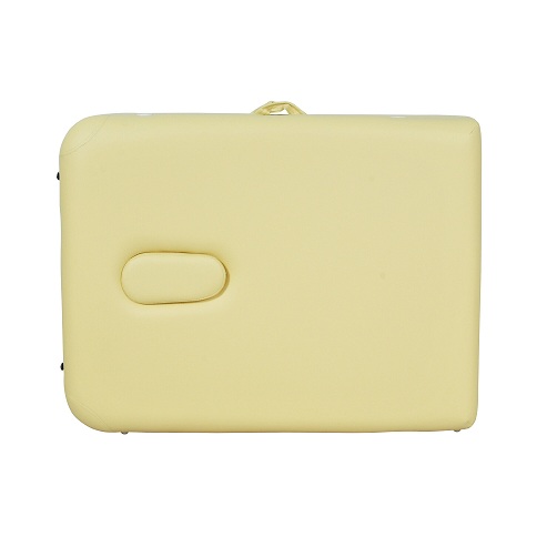 Массажный стол складной MED-MOS JF-AY01 3-х секционный, деревянная рама(однотонный, ложе 185*70) фото 2