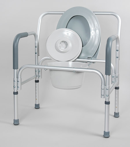 Кресло-туалет широкое (ширина сиденья 60 см) арт.10589 фото 2